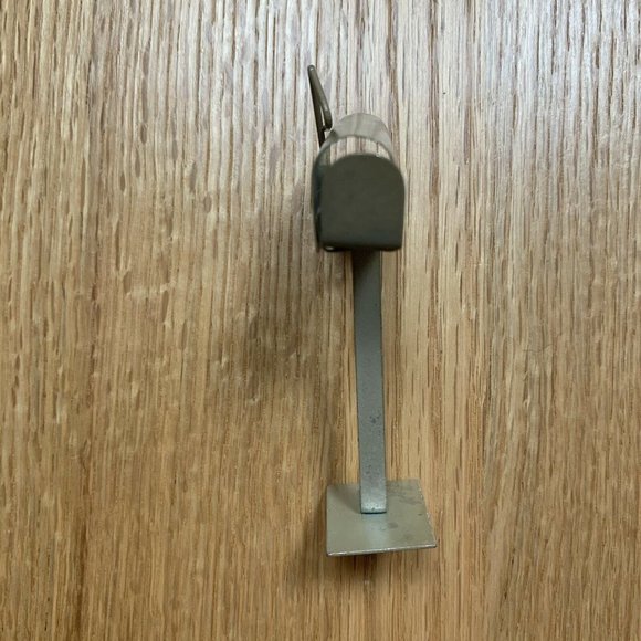 Vintage Dollhouse Mailbox Metal Miniature Handcrafted W/ Heart Decor Garden Cute - Picture 4 of 10